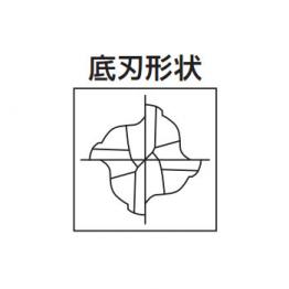 4刃交錯型CFRP加工用鑽石鍍層銑刀/ DIA-HBC4 10