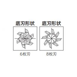 多刃鈦合金用鎢鋼圓鼻刀/ HFC-TI 16