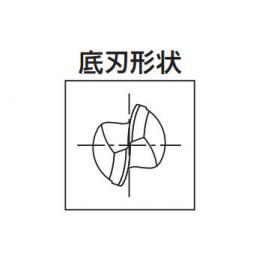 2刃球型鍍層鎢鋼銑刀(大球徑)/ WX-EBD-R1.25X2.5