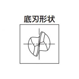 2刃球型鍍層鎢鋼銑刀/ WXS-LN-EBD-R0.25X3