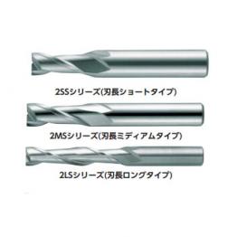 2刃泛用高速鋼銑刀(短刃)/ 2SSD0150