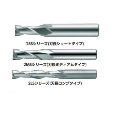 2刃泛用高速鋼銑刀/ 2MSD0100