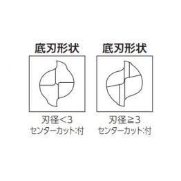 2刃高速鋼銑刀/ S2MDD1600