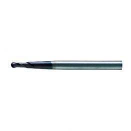 2刃球型鍍層鎢鋼銑刀(椎頸)/ VCXBR0250T0130